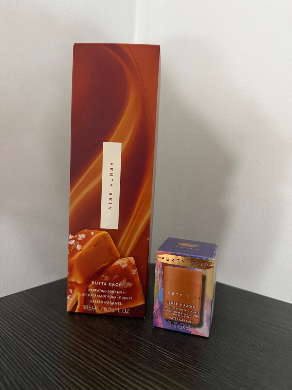 BNIB: Fenty Hydrating Body Milk & Lip Mask - Salted Caramel
